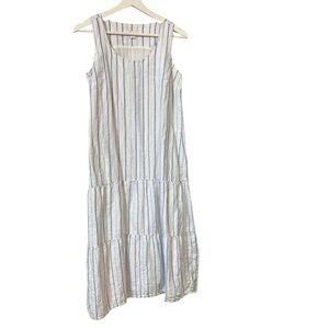 J. Jill Love Linen Striped Dress
